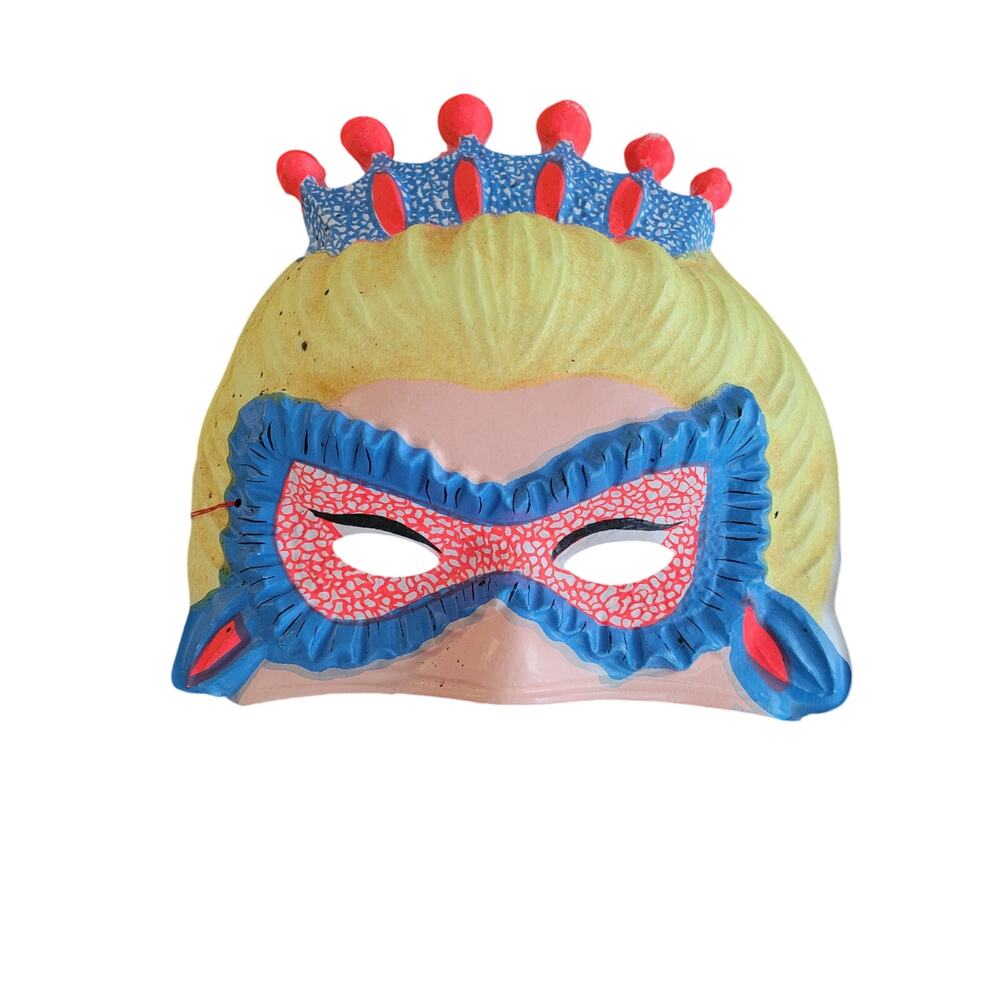 Vintage Children's Princess Mask - Halloween